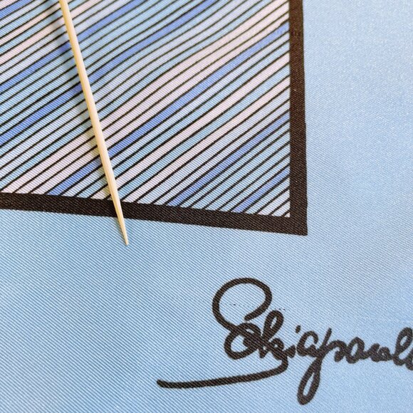 Vintage Elsa Schiaparelli Nylon Scarf – 26” Square - Picture 9 of 11